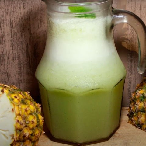 A hortelã com o abacaxi fazem um suco rico em propriedades imunizantes, e já bem cotado em restaurantes e lanchonetes. 