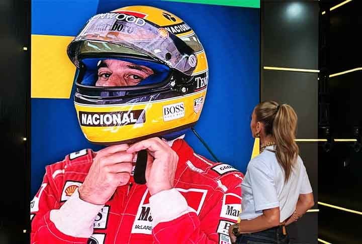 Em seguida, a apresentadora falou do relacionamento entre eles. “Vocês sabem que eu nunca escondi que a história do Ayrton é muito maior do que meu relacionamento com ele (...) Porém, foi ao meu lado, e essa história também me pertence