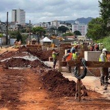 Obras no metrô de BH: expansão com nova estação em Contagem é estudada - Edesio Ferreira/EM/DA Press