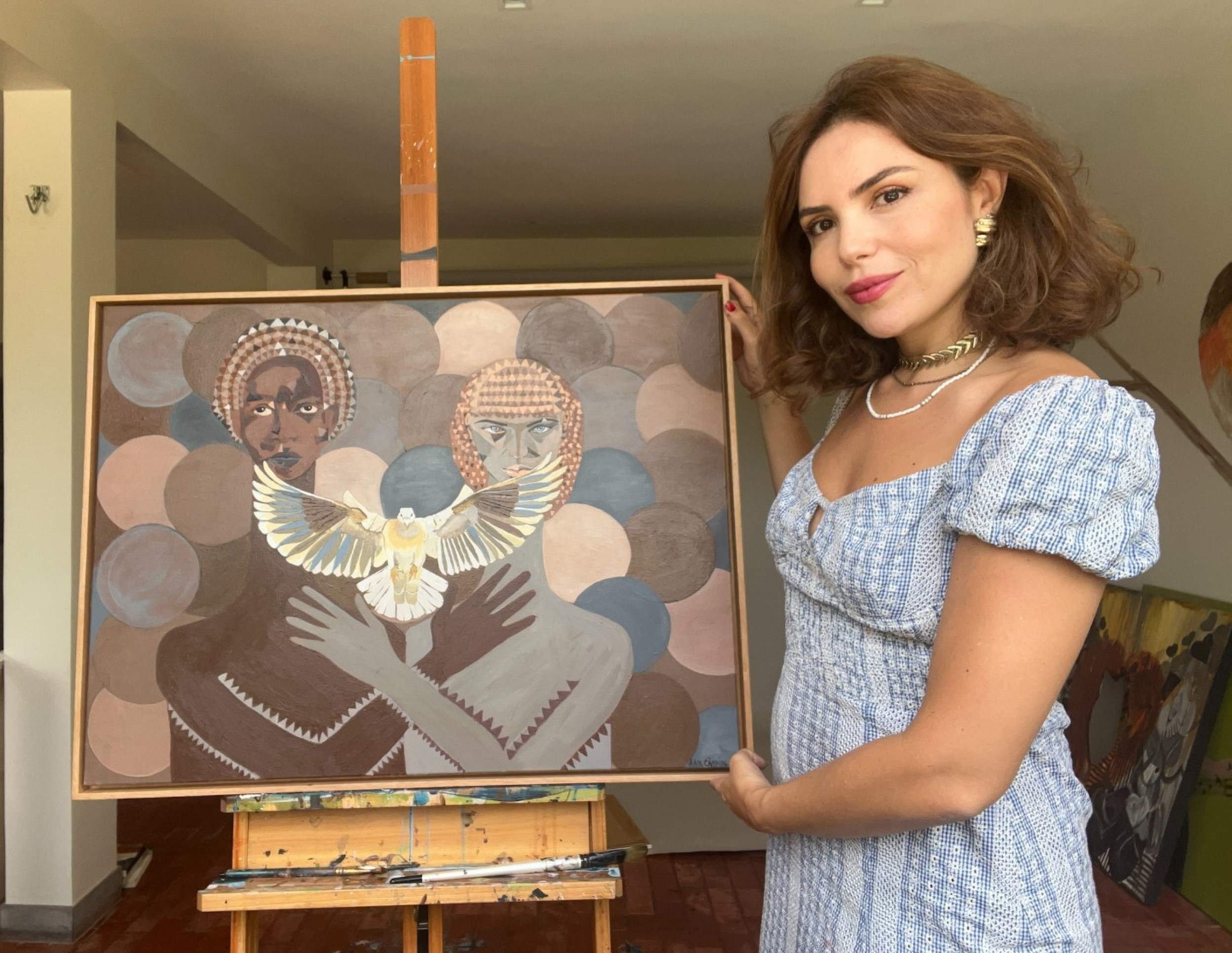 Ana Cândida abre a mostra 'Fragmentos do imaginário' na Livraria da Rua