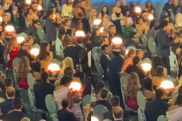 Uma cena curiosa chamou a atenção durante a cerimônia do Grammy 2025. A cantora Taylor Swift 