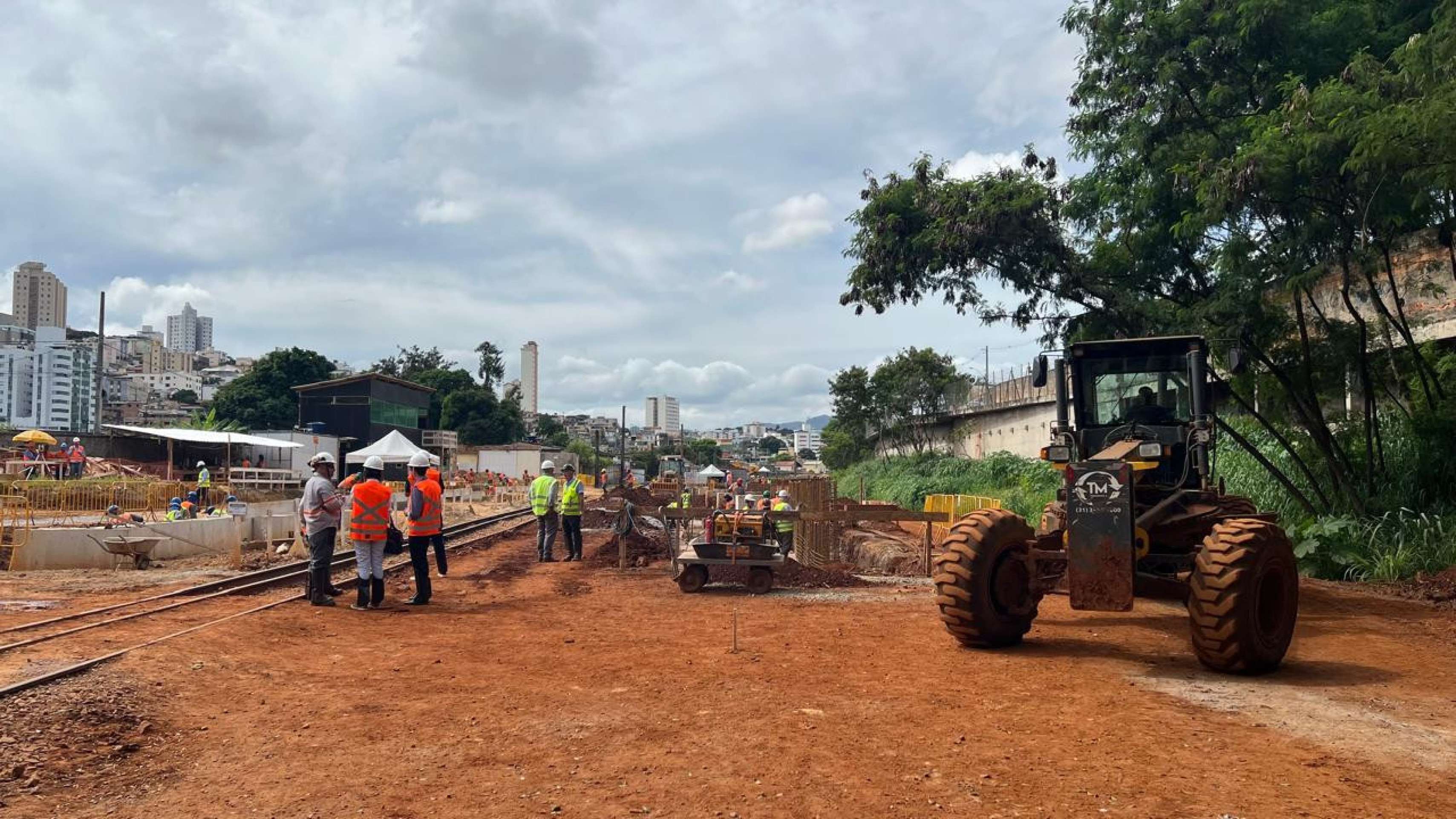 Visita técnica avalia obras da linha 2 do metrô de Belo Horizonte-Edesio Ferreira/EM/DA Press