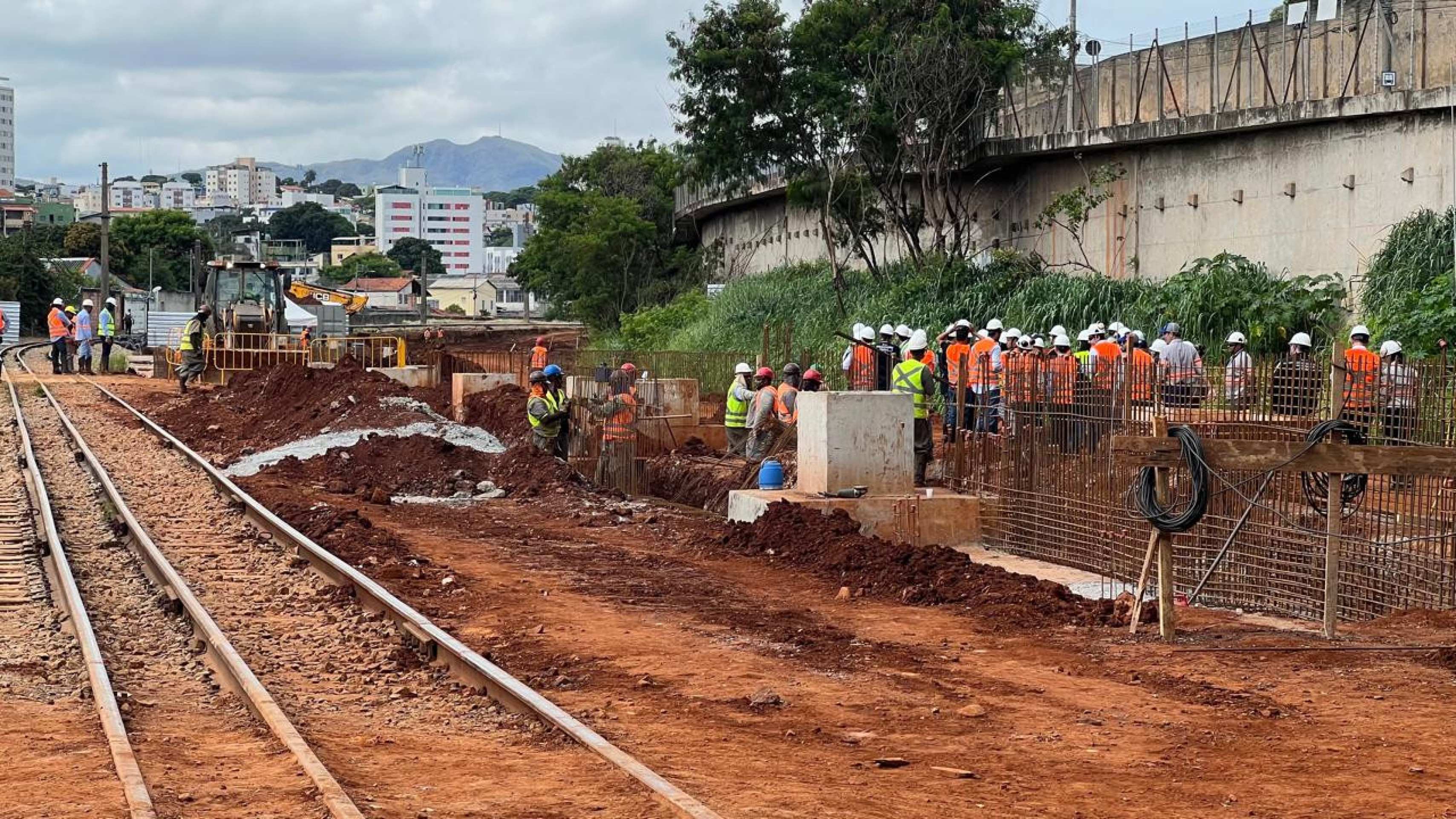 Visita técnica avalia obras da linha 2 do metrô de Belo Horizonte-Edesio Ferreira/EM/DA Press