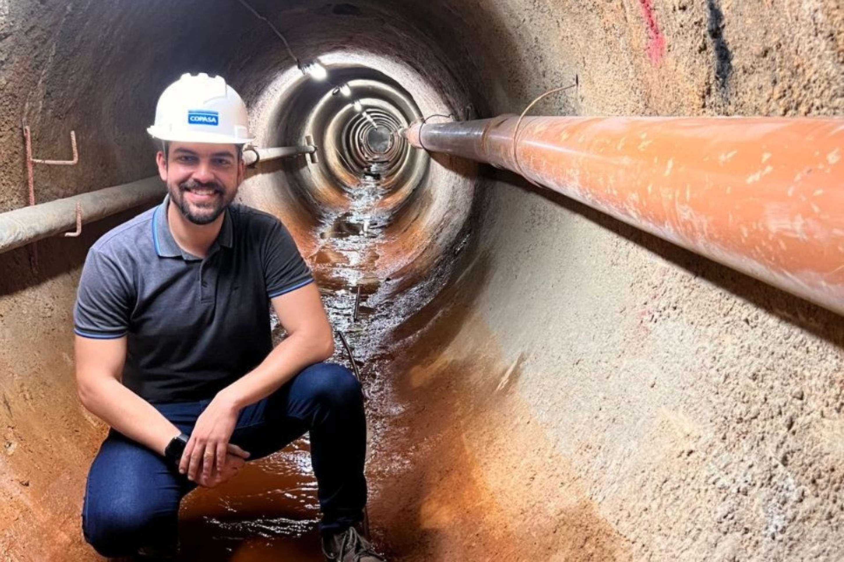 Douglas Macedo, gerente de expansão metropolitana da Copasa, explica quais são as intervenções a serem realizadas Douglas Macedo, gerente de expansão metropolitana da Copasa, explica quais são as intervenções a serem realizadas
