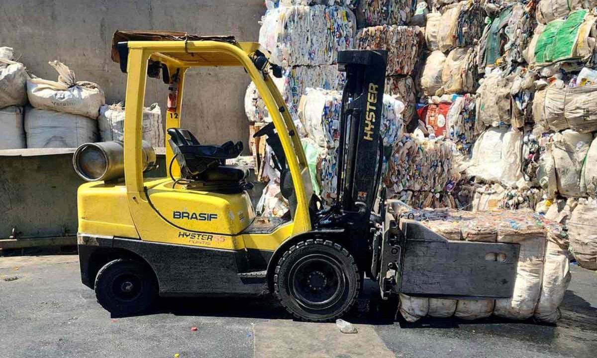  Preparação de material reciclado da Whargo Comércio e Reciclagem, parceira da eureciclo em Minas Gerais -  (crédito: Divulgação)