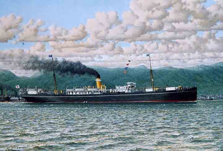 O Kasato Maru é considerado pela historiografia oficial como o primeiro navio a aportar no Brasil com imigrantes japoneses. A viagem de 52 dias começou no porto de Kobe e terminou no Porto de Santos em 18 de Junho de 1908. Vieram 781 pessoas, sendo 186 mulheres que compunham 165 famílias.- Gallery of the National Diet Library