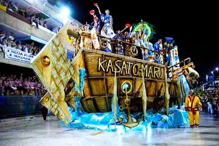 A Unidos do Porto da Pedra no Carnaval de 2008 entrou na Marquês de Sapucaí com o enredo 