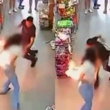 Vídeo: celular explode no bolso de mulher que fazia compras em Goiás - Reprodu&ccedil;&atilde;o