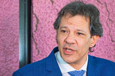 Ministro da Fazenda, Fernando Haddad, terá reunião com o secretário do Tesouro dos Estados Unidos -  (crédito:  Jo..o Risi / SEAUD / PR)