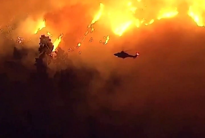 Uma babá brasileira precisou fugir às pressas, enquanto outro brasileiro ajudou a salvar algumas casas com uma brigada voluntária.