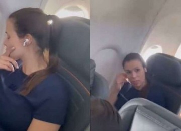 Jennifer Castro, a passageira que não quis trocar de assento na janela com criança 'birrenta' -  (crédito: reprodução/redes sociais)