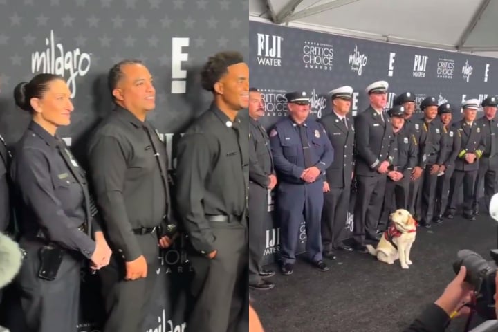 Após incêndios devastadores, bombeiros de Los Angeles recebem homenagem