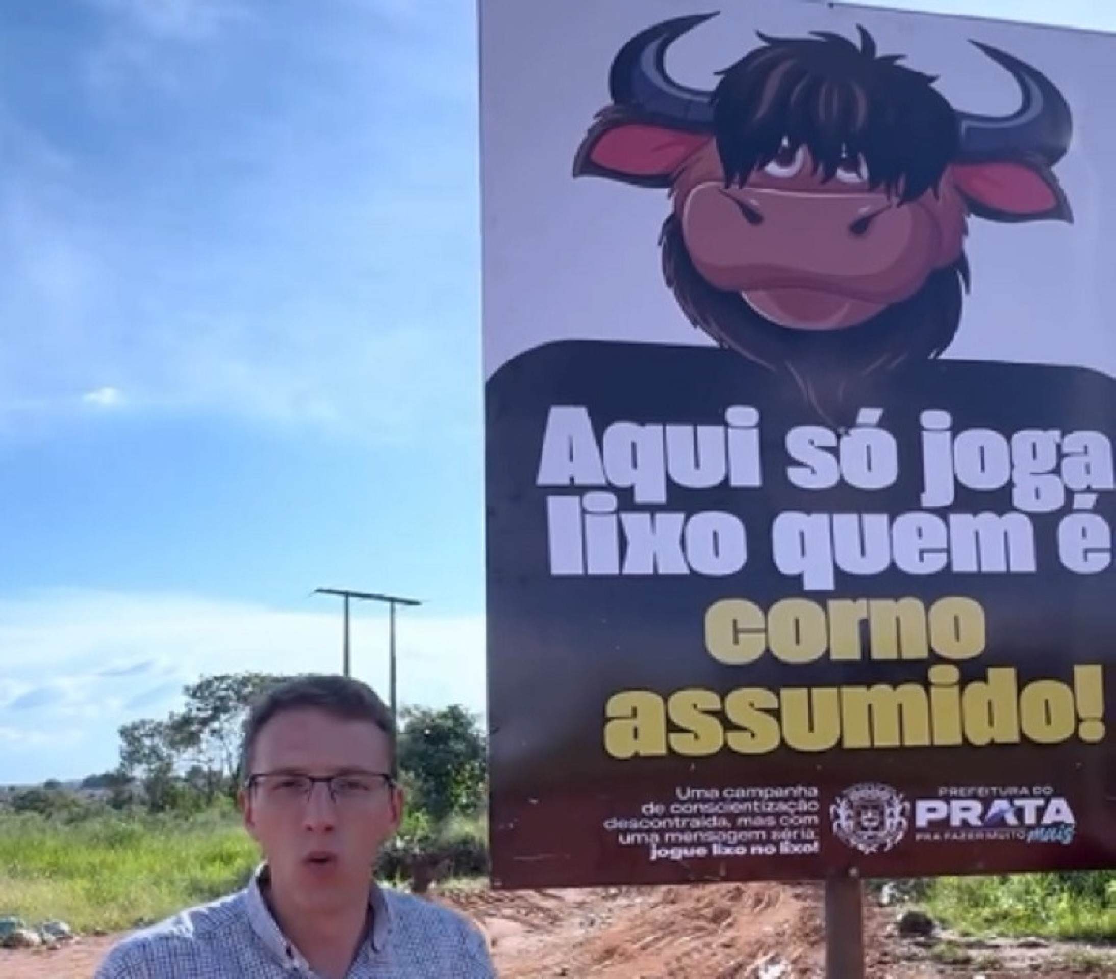 Vídeo: 'Quem jogar lixo é corno', diz prefeito de cidade de MG a moradores