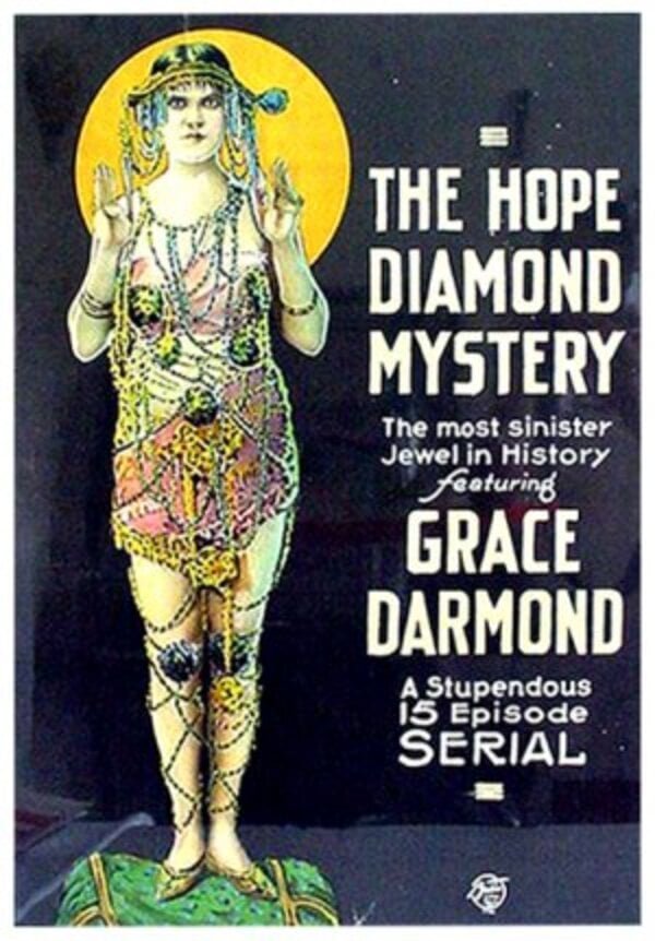 A série dirigida por Stuart Paton, contou a história do famoso diamante. A maldição da peça também chegou à vida da escritora, que morreu em 1938 na miséria. 