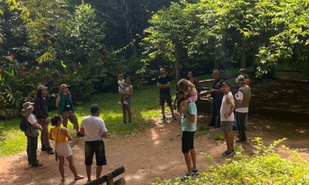 Trilha gratuita explora história e biodiversidade de parque na Pampulha -  (crédito: Divulgação/PBH)