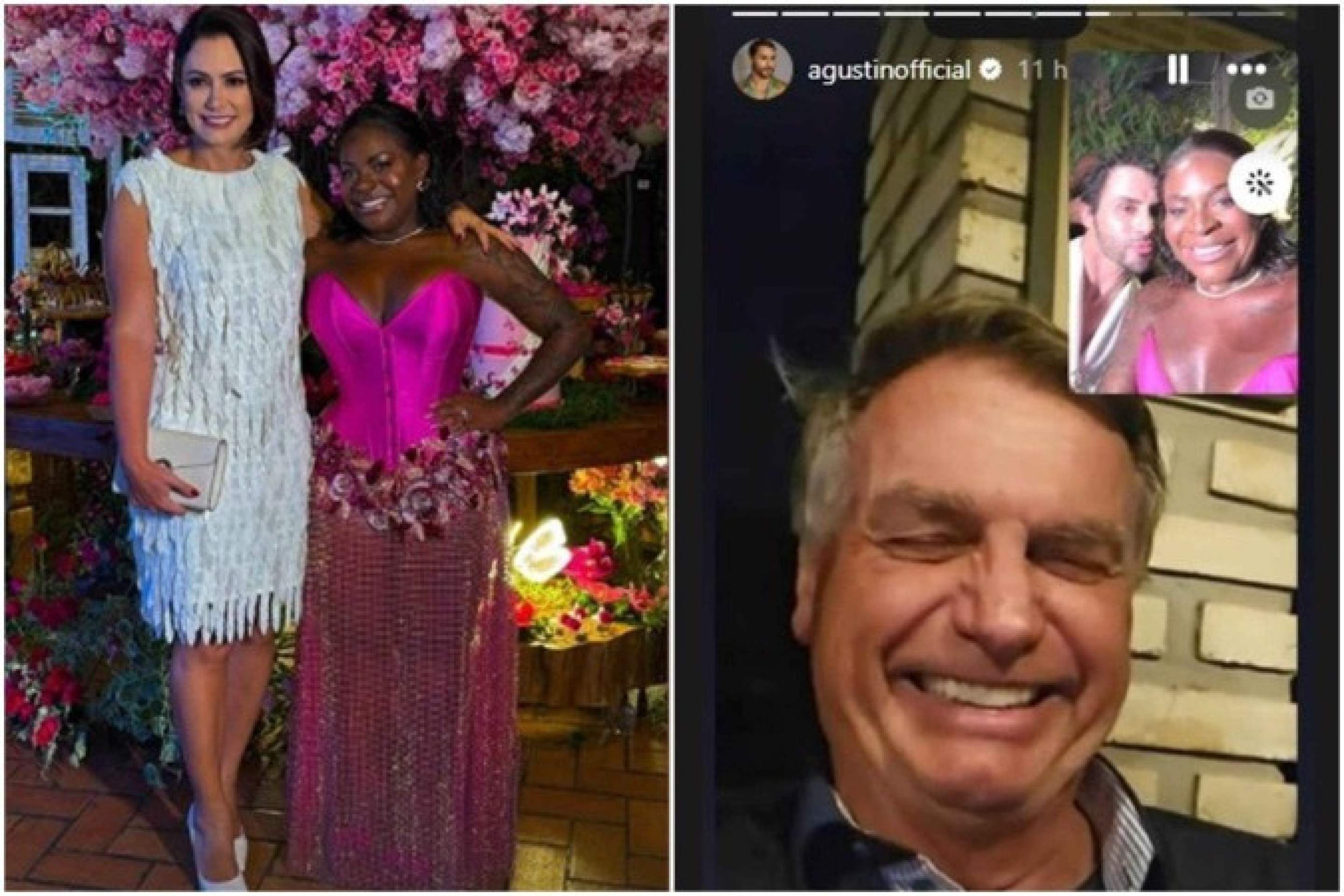 Jojo recebe Michelle e faz videochamada com Jair Bolsonaro em aniversário