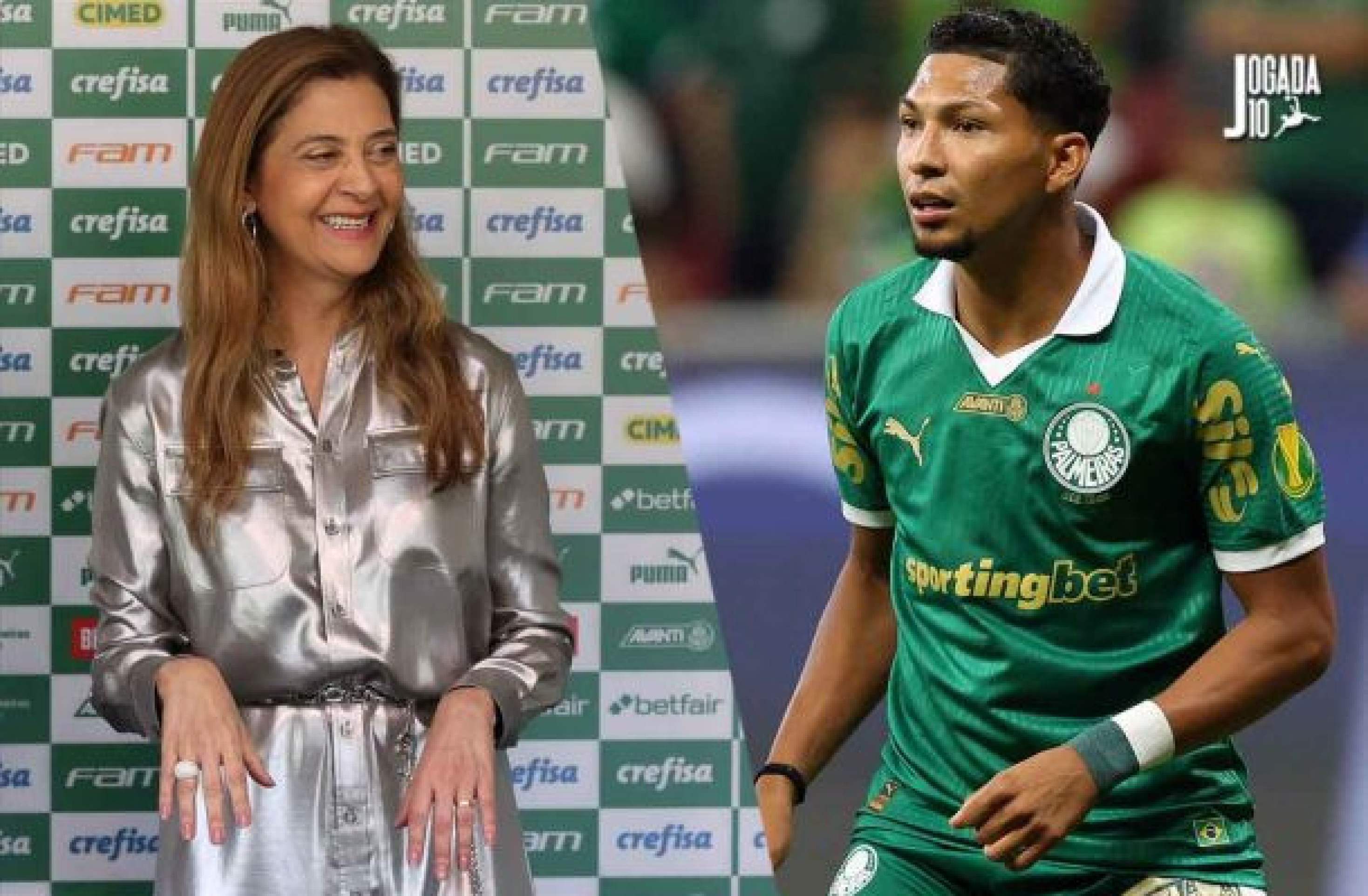 Leila manda recado para Rony: ‘Palmeiras é clube sério’