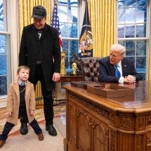 Vídeo: filho de Elon Musk manda Trump calar a boca