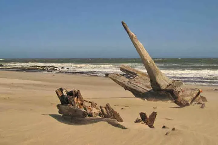A Costa dos Esqueletos é um dos lugares mais secos do planeta, com uma precipitação anual média de apenas 5 a 15 milímetros. É também uma das regiões mais ventosas da África, com ventos fortes soprando constantemente ao longo da costa.