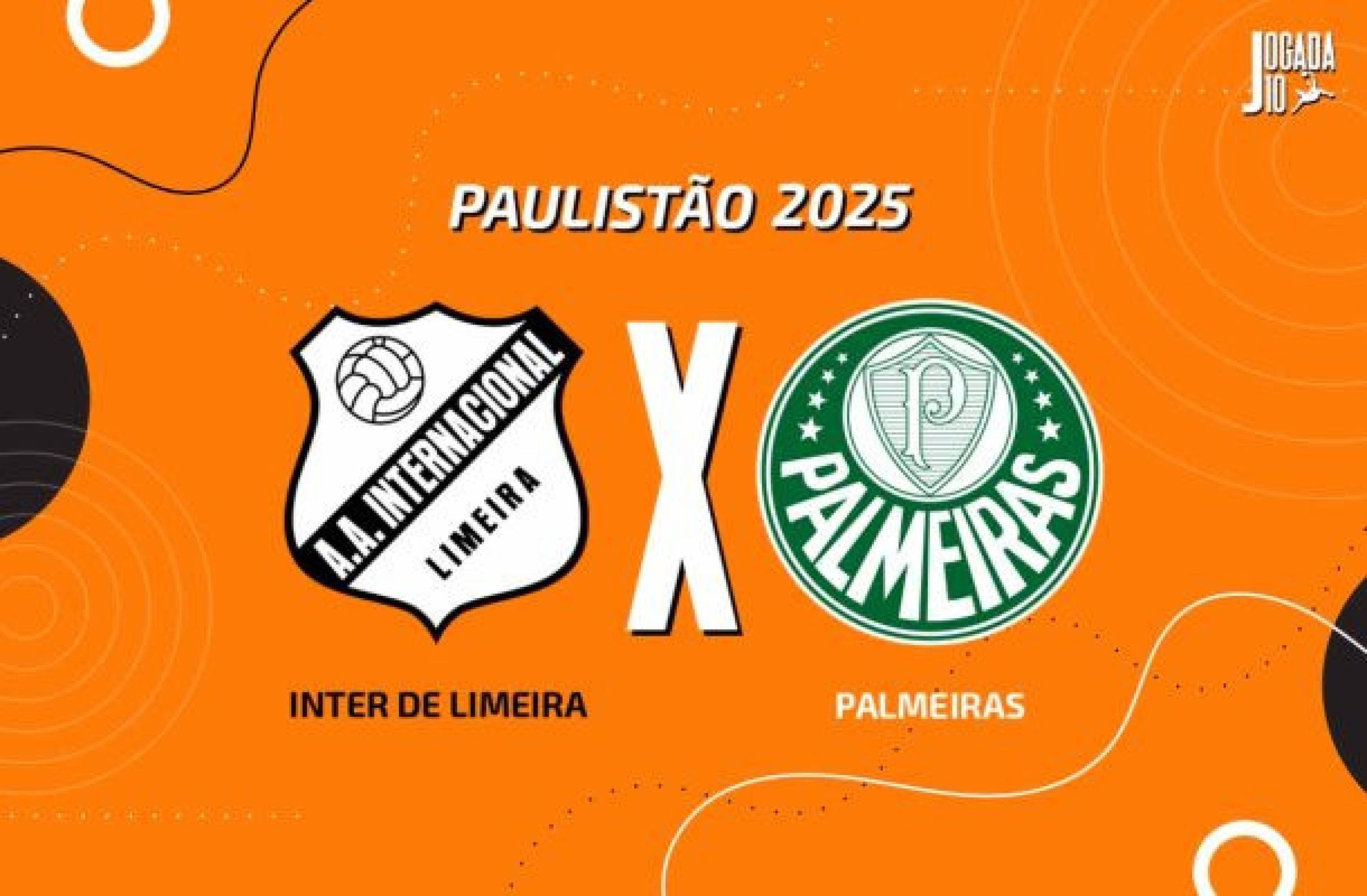 Inter de Limeira x Palmeiras, AO VIVO, com a Voz do Esporte, às 18h