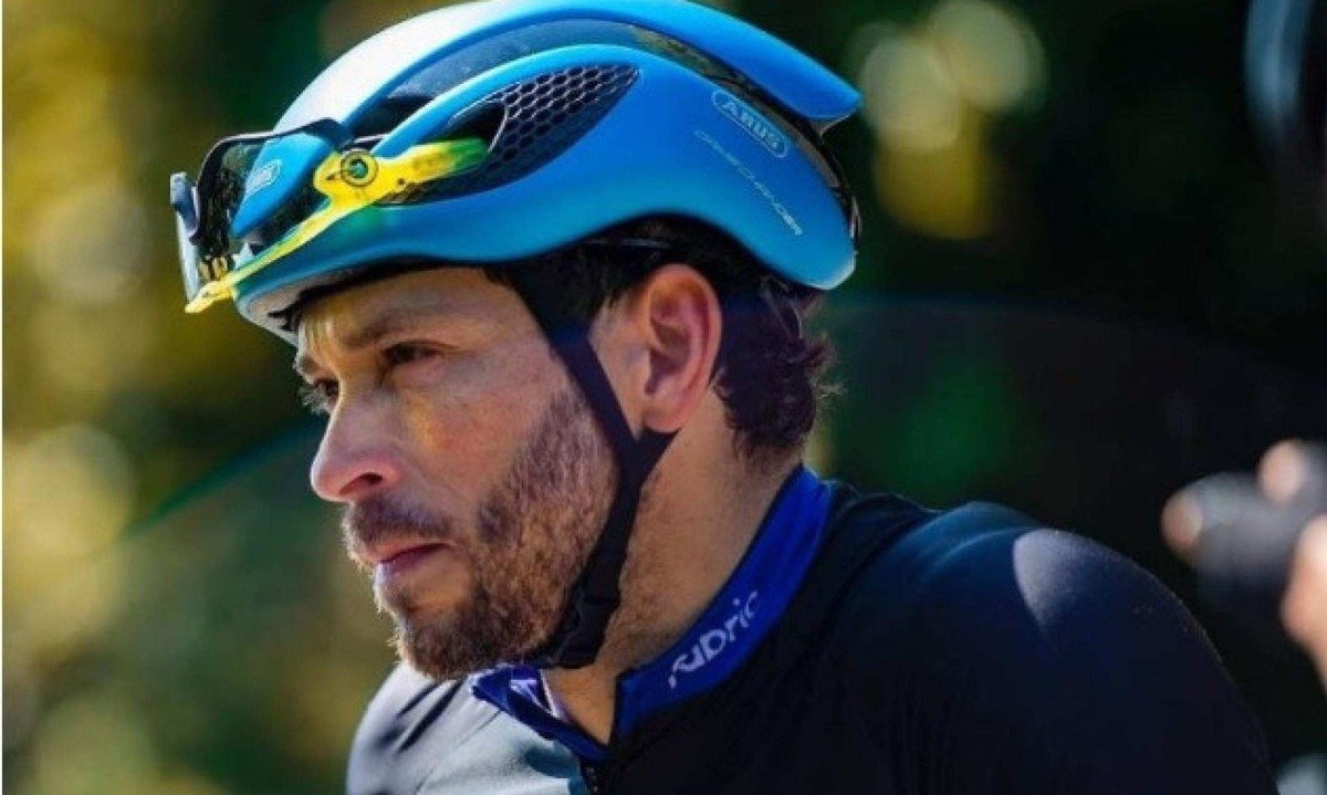 Ciclista Vitor Medrado -  (crédito: Instagram/Reprodução)