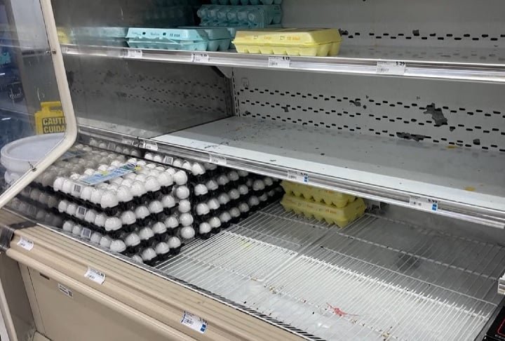 O fenômeno está sendo comparado à corrida por papel higiênico durante a pandemia de covid-19.