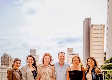 Andreza Gontijo, Fabiana Mota, Andreza Castanheira, Rafael Paes, Cristina Salomão e Camila Buzeti -  (crédito: Instituto AMEM/Divulgação)