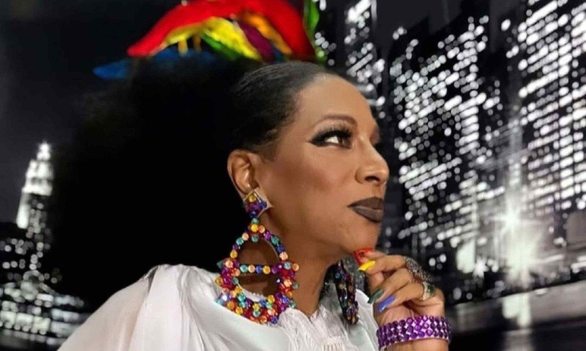 Silvetty Montilla é uma das maiores drags brasileiras, comparada ao norte-americano Ru Paul -  (crédito: Reprodução/Redes sociais)