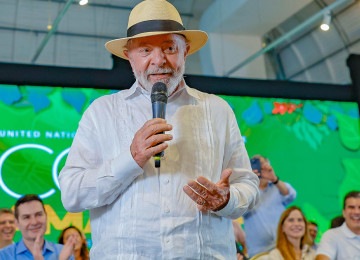 "Na recente viagem ao Amapá e ao Pará, no decorrer da semana, o presidente Lula saiu da 'jaula de cristal'" -  (crédito: Ricardo Stuckert/PR)