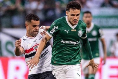 O São Paulo empatou em 0 a 0 com o Palmeiras, neste domingo (16), no Allianz, pela 10ª rodada do Paulistão. Veja as notas! - Divulgação -  (crédito: Foto: Divulgação)