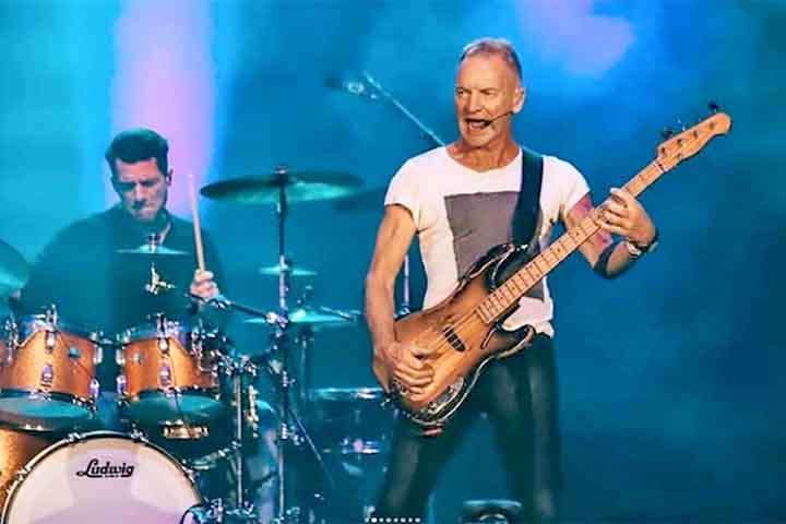Batizado de “STING 3.0”, o show já passou pela Europa e agora percorre países da América Latina. 
- Instagram @theofficialsting