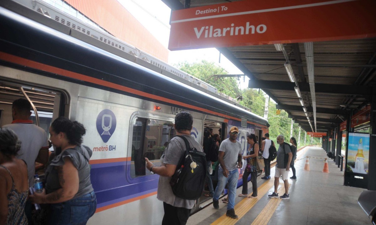 O funcionamento das bilheterias e das estações segue normalmente, das 5h15 às 23h.
 -  (crédito: Credito: Alexandre Guzanshe/EM/D.A. Press)