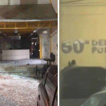 Vídeo mostra fuga de criminosos após ataque à delegacia - reproduÃ§Ã£o/redes sociais