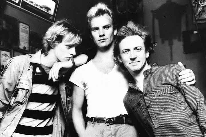 A fama veio a partir do fim dos anos 1970, com a criaÃ§Ã£o da banda The Police, em Londres, capital do Reino Unido.
-A&M Records/WikimÃ©dia Commons