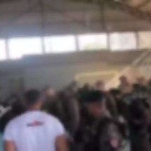 PM que deu tapa na cara de colega em curso é absolvido pela Justiça Militar - Reprodu&ccedil;&atilde;o/Redes sociais
