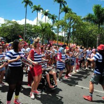 Carnaval de BH: Bloco Queixinho põe o pé e a literatura na rua - Alexandre Guzanshe/EM/D.A. Press - 11/2/24