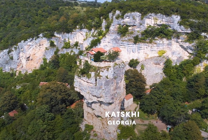 O Pilar Katskhi, conhecido localmente como 