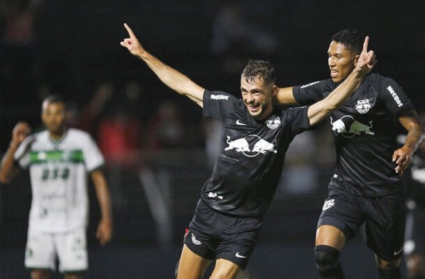 Red Bull Bragantino (2022) - Disputou a sua primeira Libertadores em 2022. Mas ficou em último em segundo de seu grupo e não avançou às oitavas. Jogou também em 2024, mas caiu na fase eliminatória para o Botafogo (que seria o campeão) . Foto: Ari Ferreira/Red Bull Bragantino