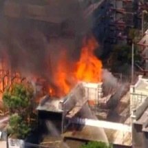 Globo avalia impactos de incêndio e produção de novela corre contra o tempo - Reprodu&ccedil;&atilde;o/TV Record
