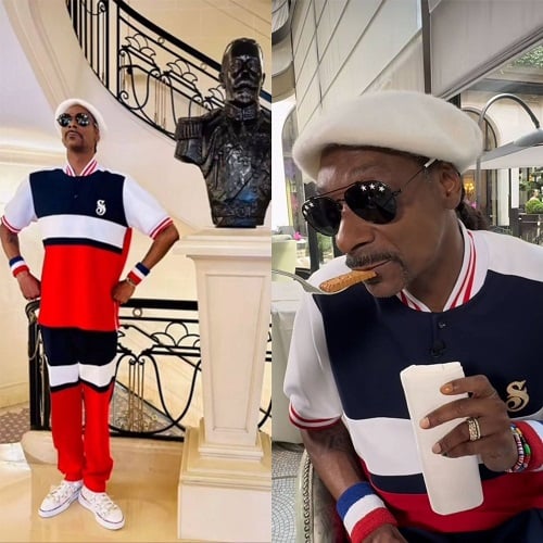Em 2024, Snoop Dogg se tornou um verdadeiro fenômeno dos Jogos Olímpicos de Paris.-montagem/reprodução instagram @snoopdogg