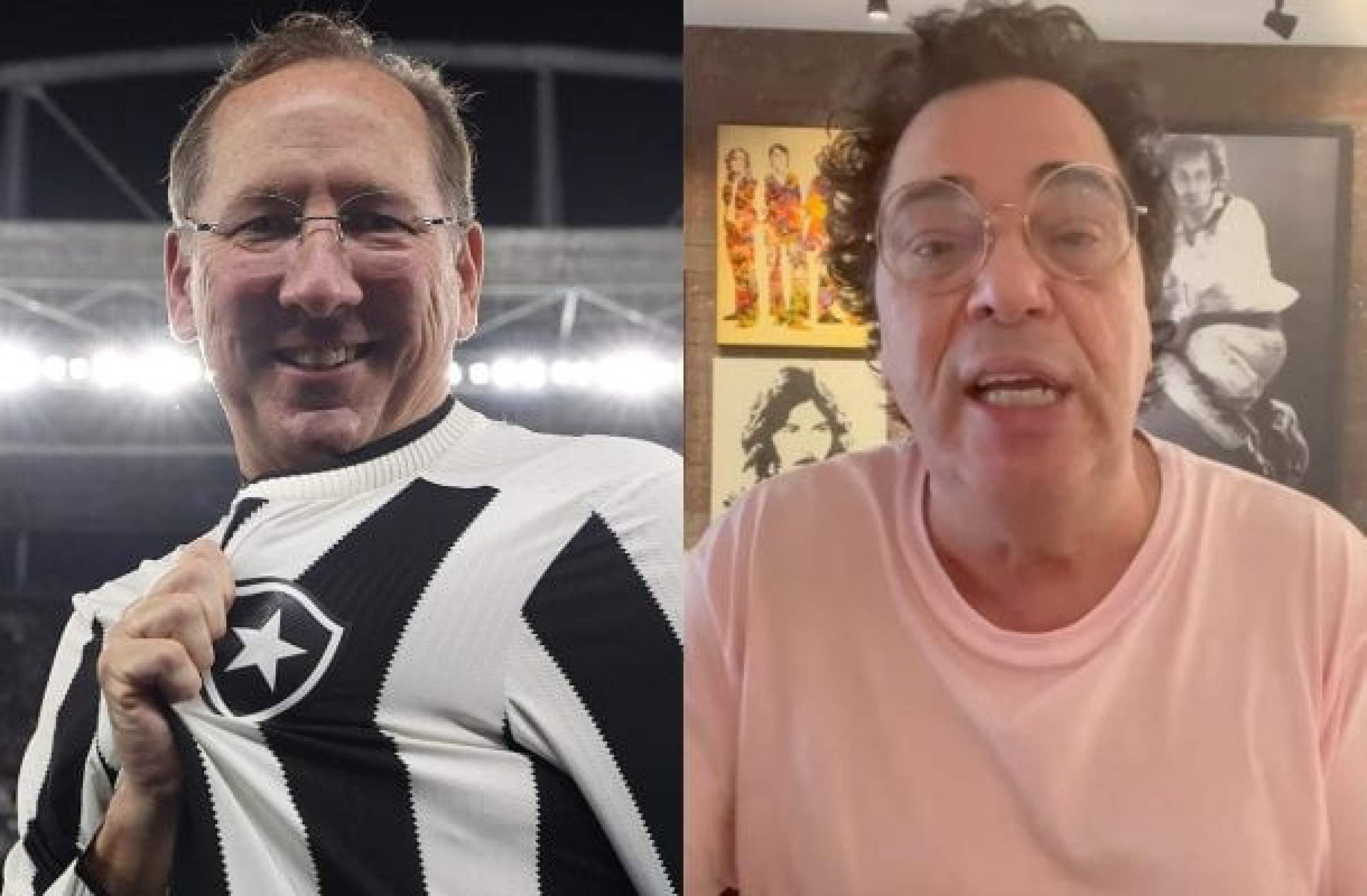 Textor, do Botafogo, detona opinião de Casagrande: ???o comediante ataca novamente???
