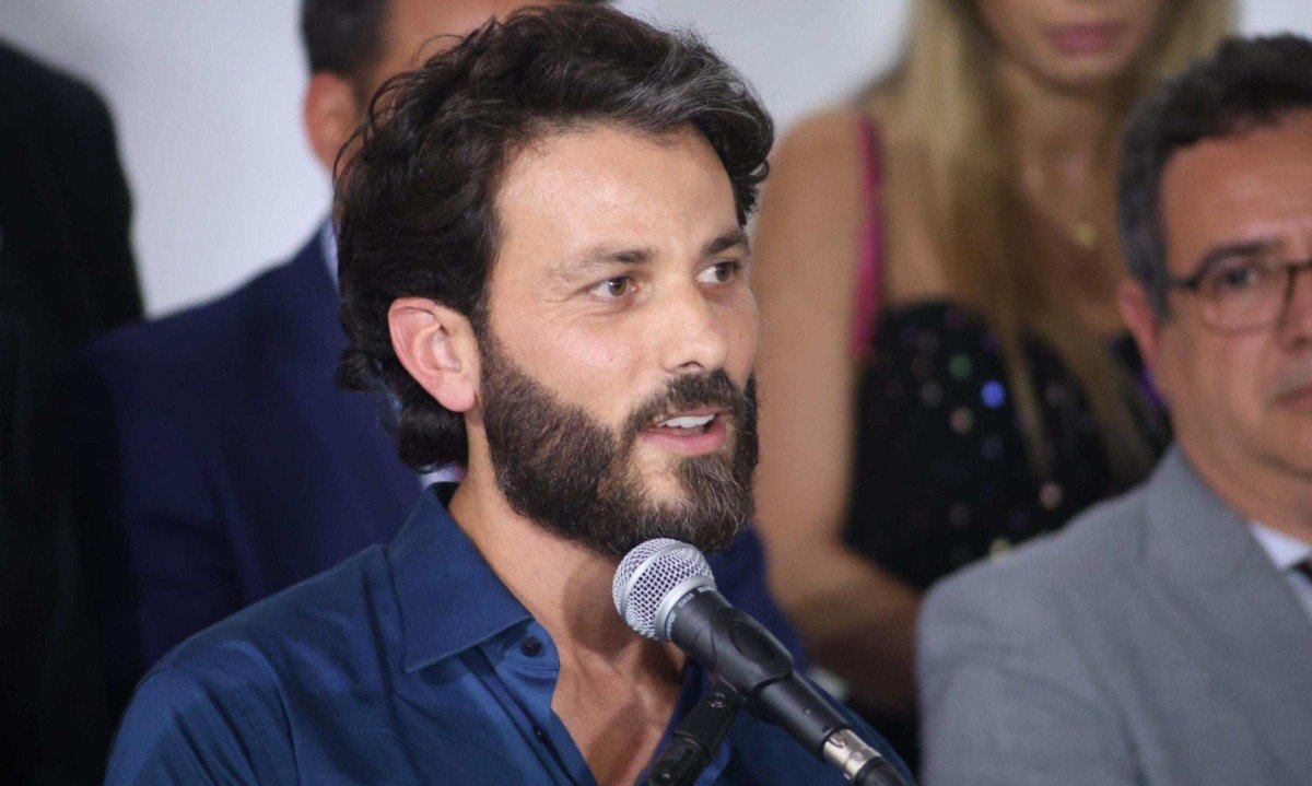 Aro foi empossado em cerimônia no Palácio da Liberdade -  (crédito: Marcos Vieira/EM/D.A Press)