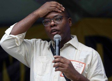 Silvio Almeida deixou o cargo de ministro dos Direitos Humanos ap&oacute;s acusa&ccedil;&otilde;es de Anielle Franco -  (crédito: Miguel Schincariol/AFP)