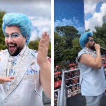Tiago Abravanel homenageia Silvio Santos em bloco na Faria Lima - Redes Sociais/Reprodução