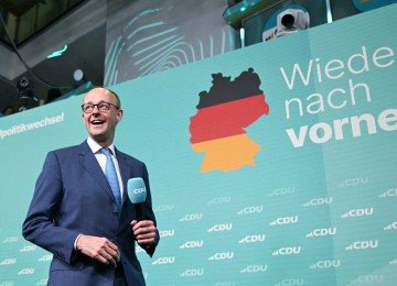 Friedrich Merz desdenhou de Belém em discurso proferido no Congresso Alemão do Comércio -  (crédito: INA FASSBENDER / AFP))