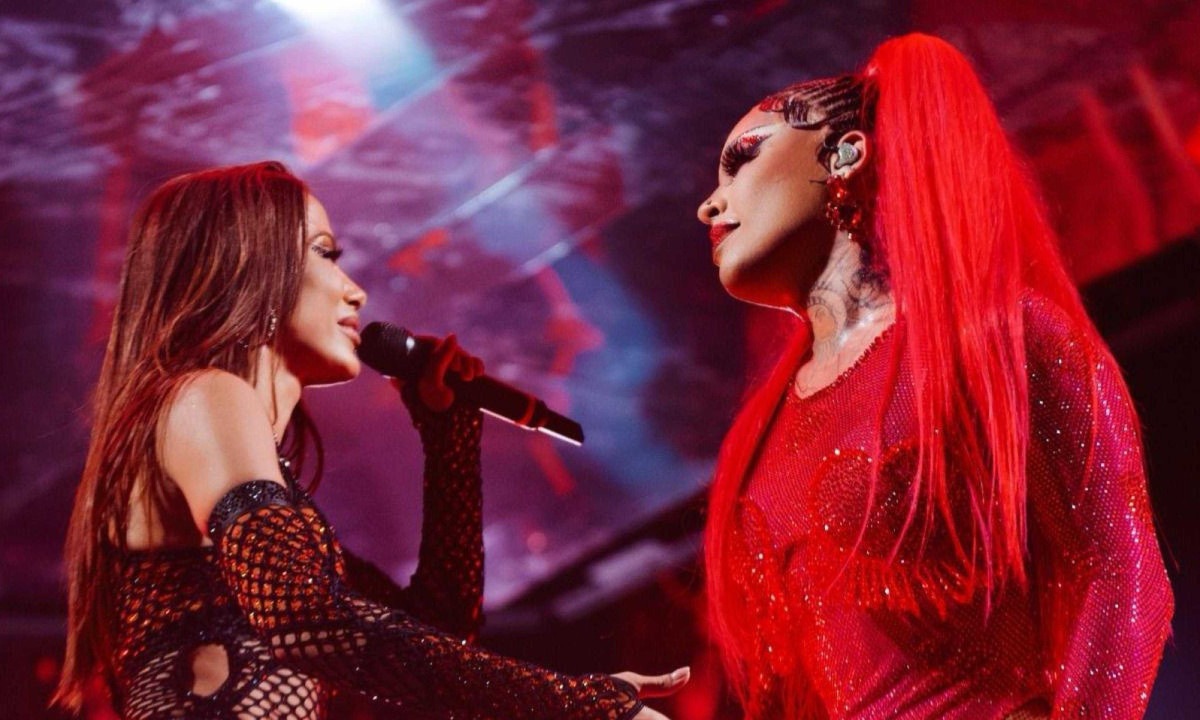 Anitta e Glória Groove -  (crédito: Reprodução Instagram)