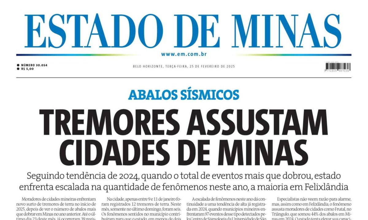 Capa do dia -  (crédito:  jwilsoncarvalho.mg)