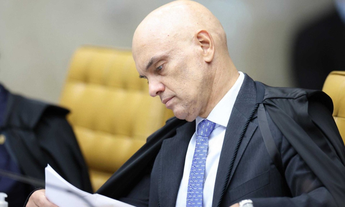 Ministro Alexandre de Moraes decidiu pela suspensão da Rumble no Brasil alegando que a empresa não cumpriu ordens da Suprema Corte -  (crédito: Antonio Augusto/STF)