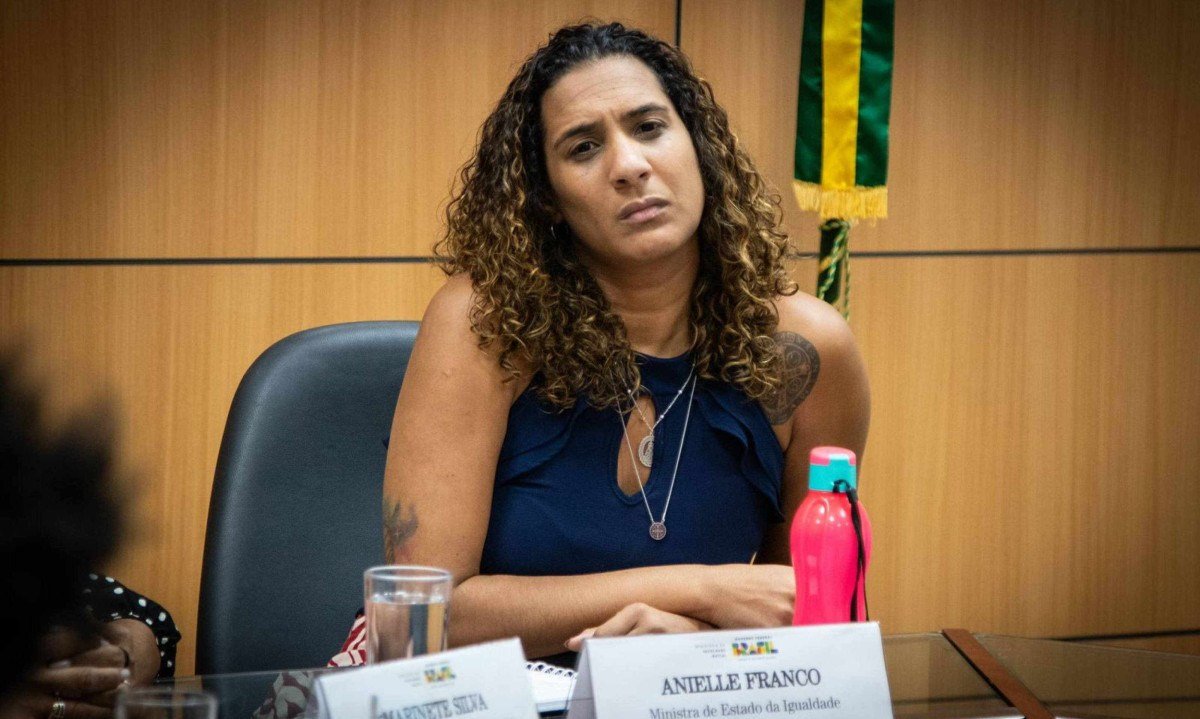 Ministra Anielle Franco afirma que o direito &agrave; defesa n&atilde;o pode ser usado para desinformar -  (crédito: Luna Costa/MIR)