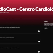 Os três primeiros episódios do podcast "CardioCast" já estão disponíveis nas plataformas Spotify e Apple Podcasts Os três primeiros episódios do podcast "CardioCast" já estão disponíveis nas plataformas Spotify e Apple Podcasts